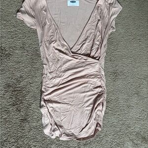 Old Navy Blush Pink Wrap Maternity or Breastfeeding Top